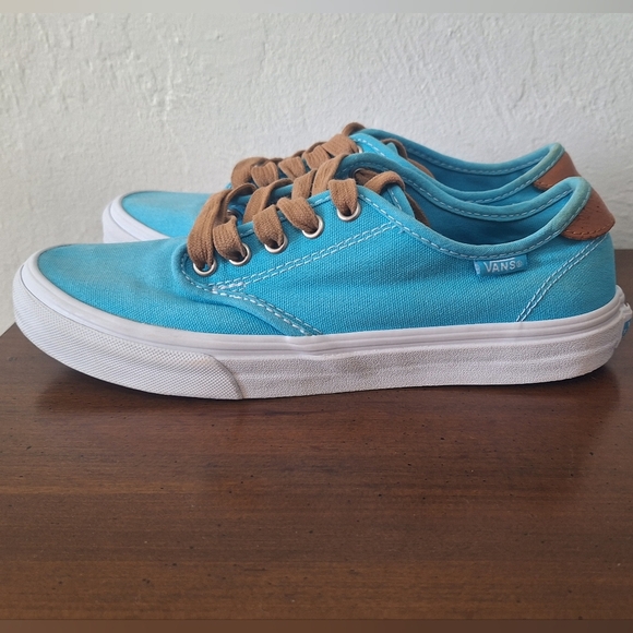 Vans Blue Women's Sneakers Size 8 - Picture 2 of 8